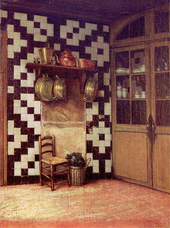 Millet, Francis David Flemish Kitchen